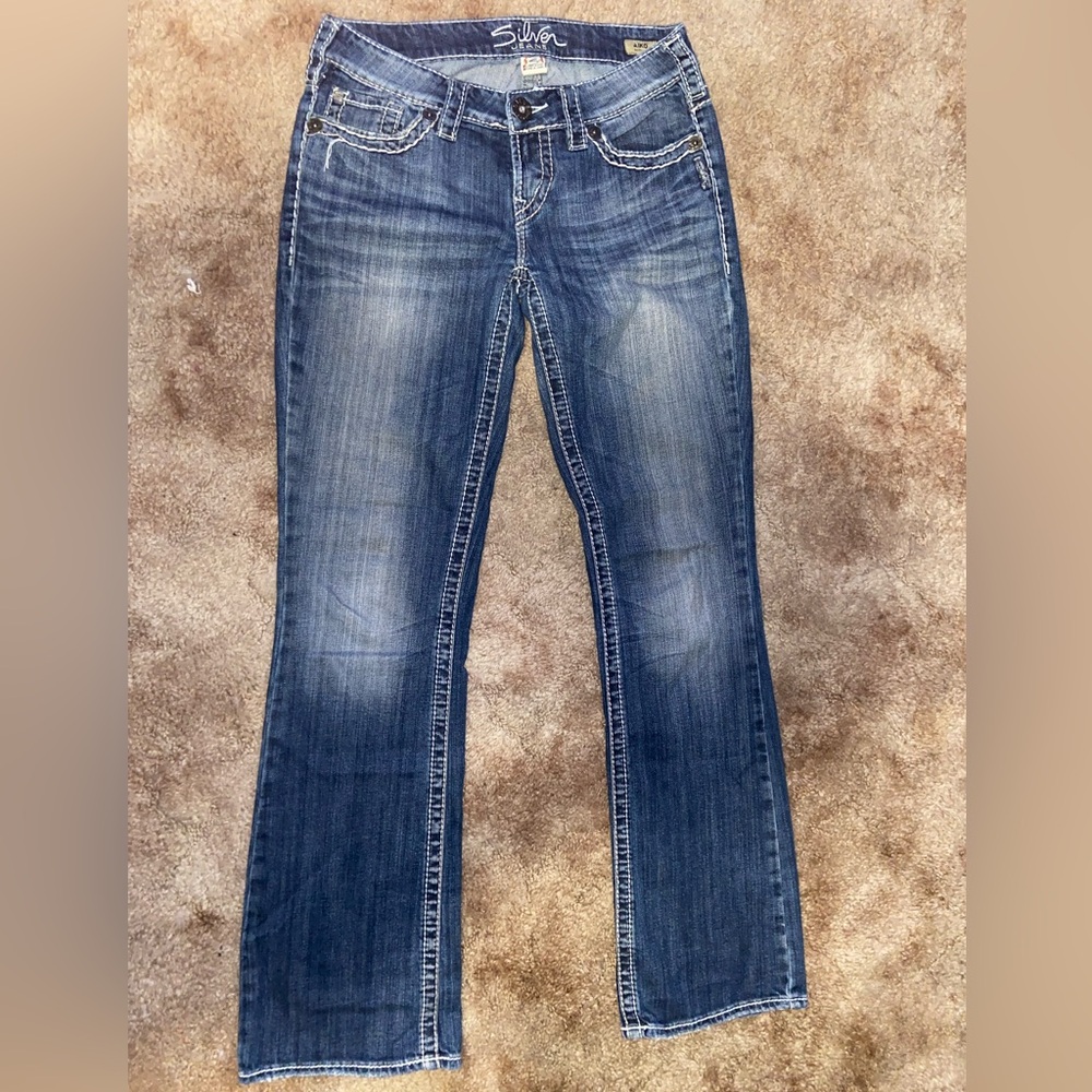 SILVER AIKO BOOTCUT WOMENS JEANS
